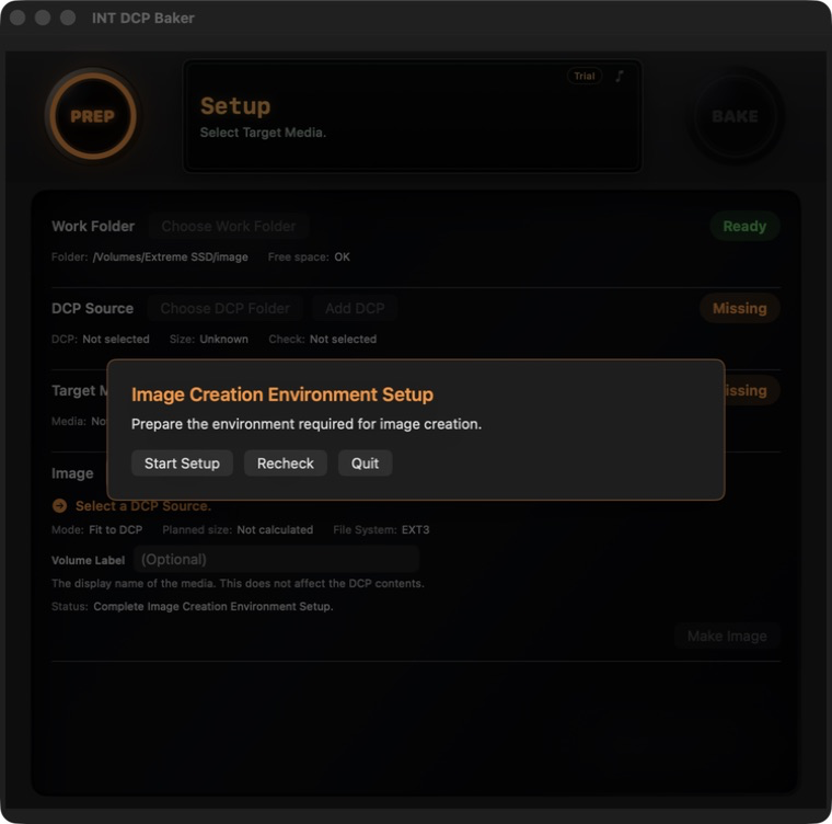 Image Creation Environment Setup